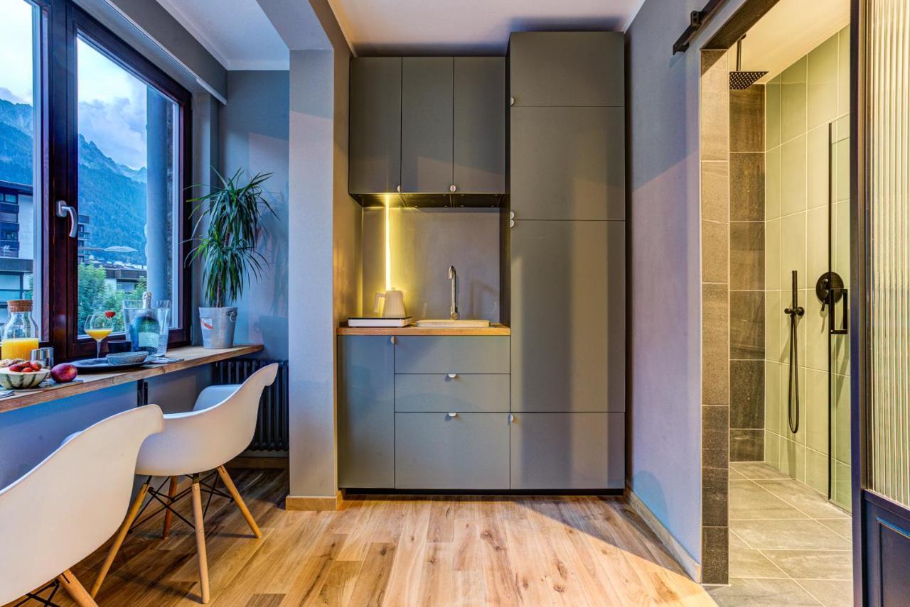 Chamonix City Center Luxury Studio Apartment Bagian luar foto