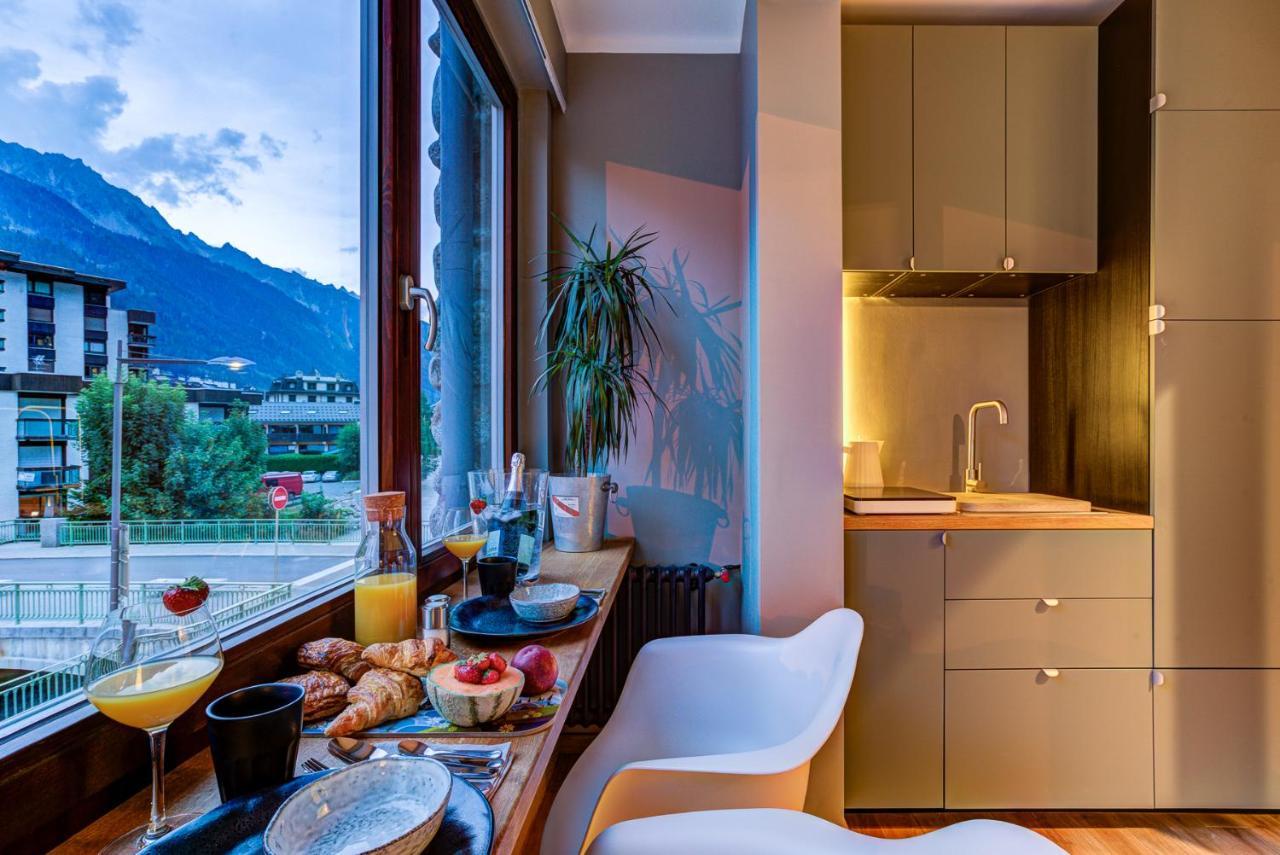 Chamonix City Center Luxury Studio Apartment Bagian luar foto